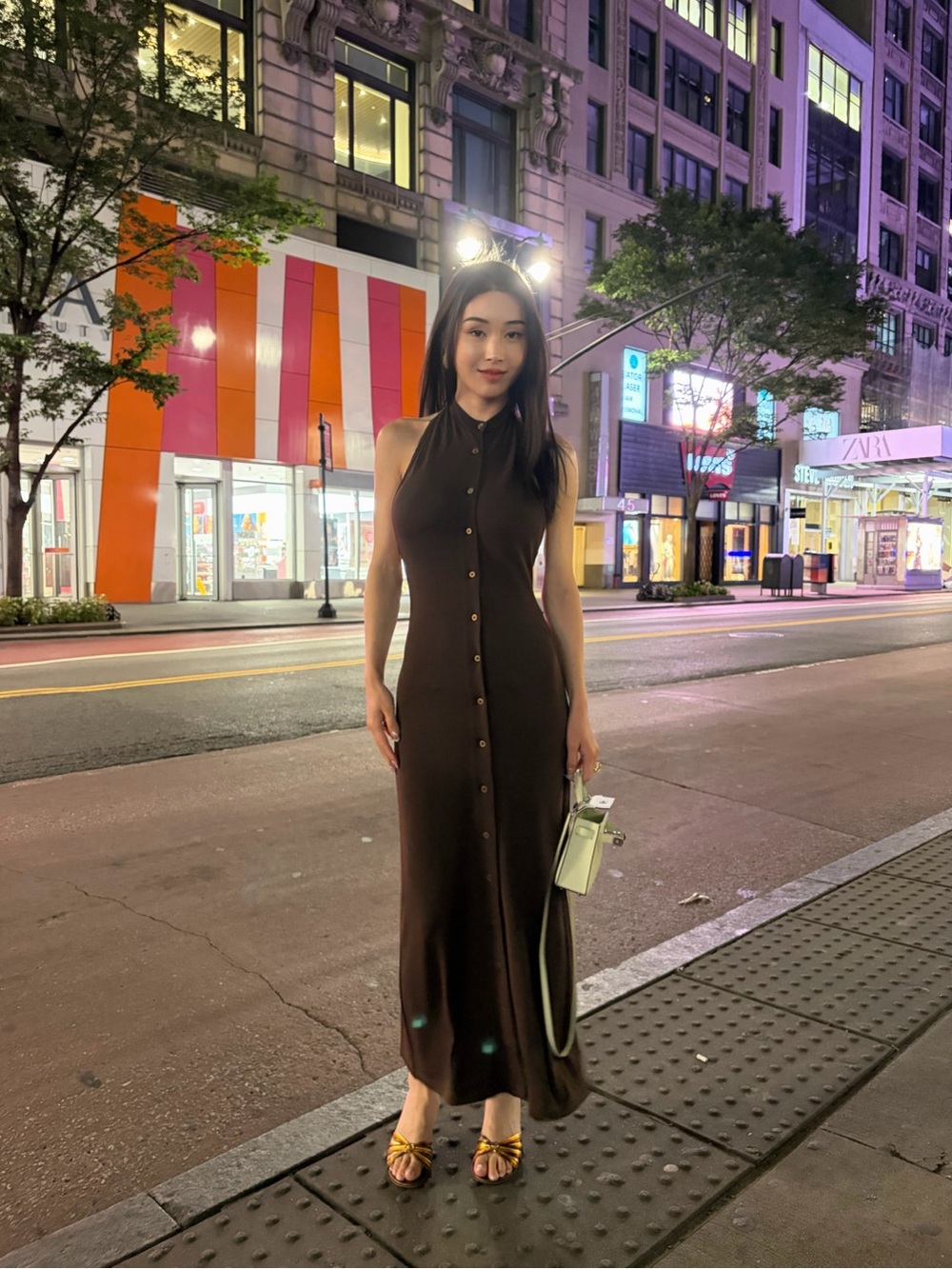Aya muse long dress size s